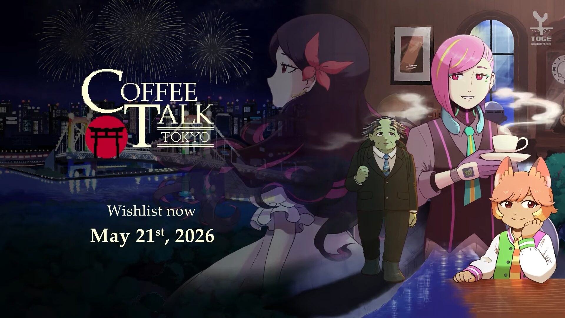 Coffee Talk Tokyo Delayed to May 21 as Developers Take Extra Time to Polish the&nbsp;Experience